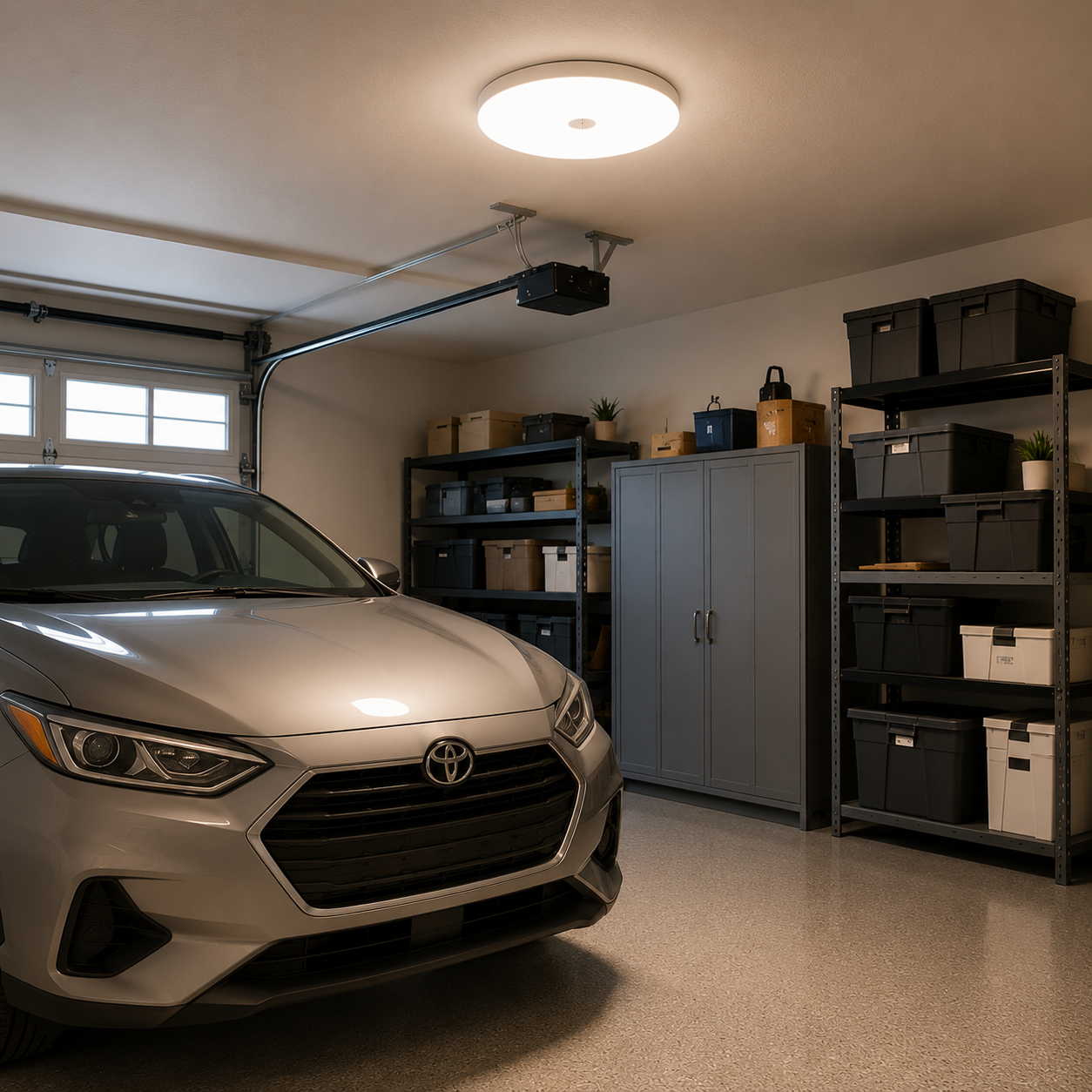 Motion-Sensing LED Ceiling Light