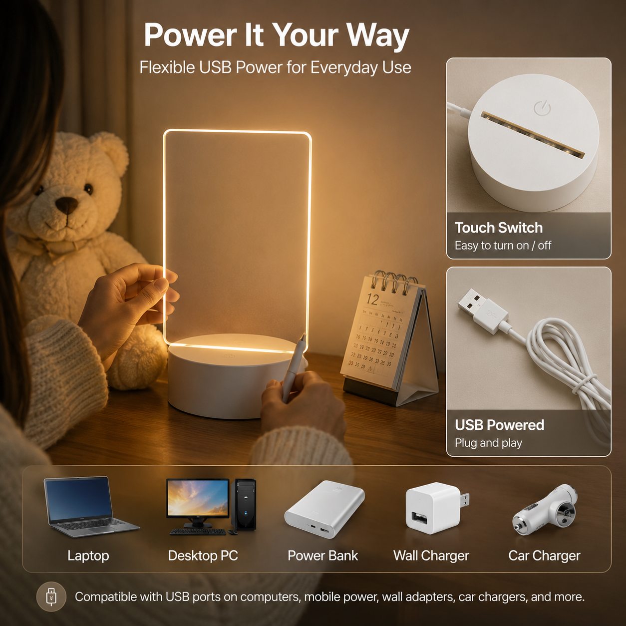 GlowNote LED Message Board