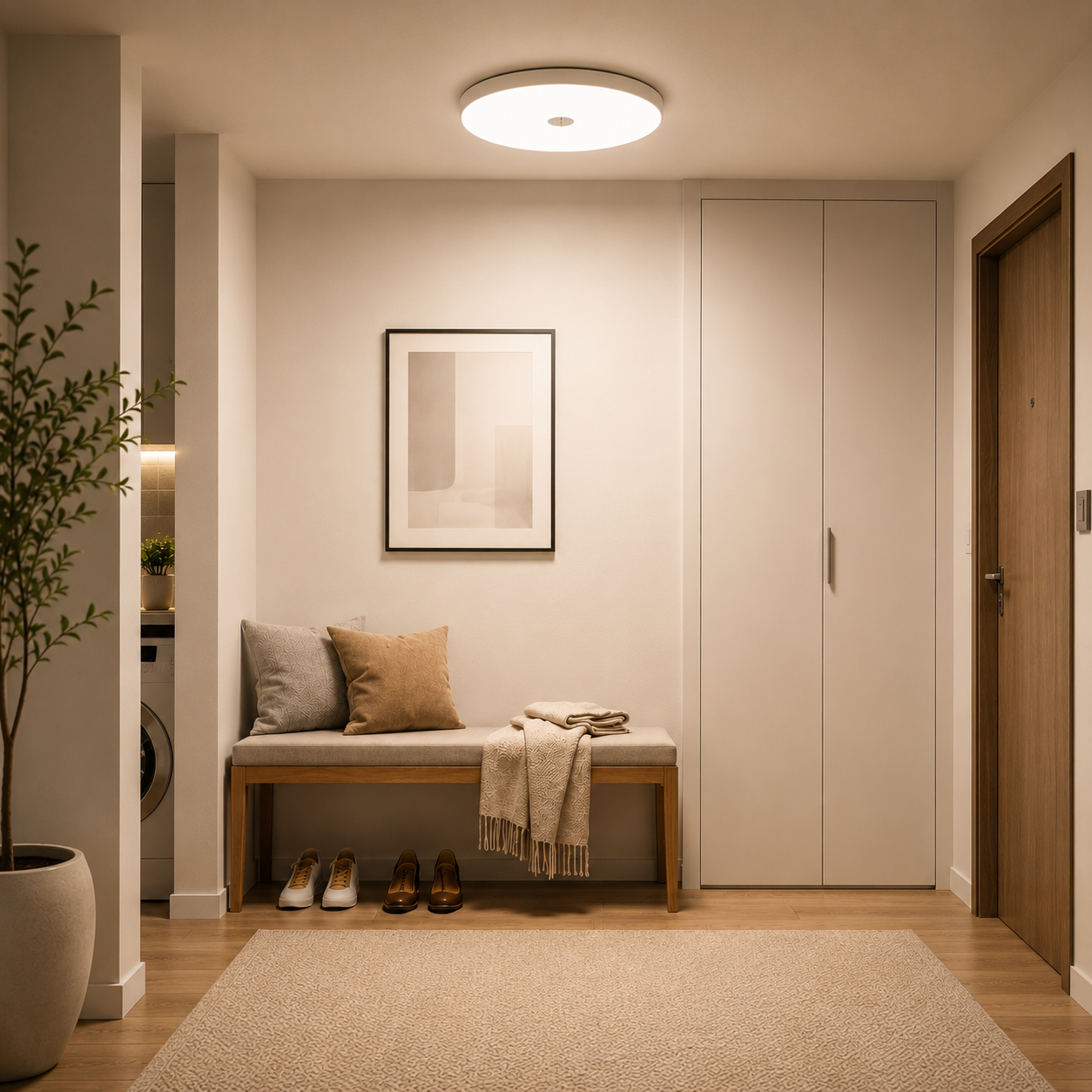 Motion-Sensing LED Ceiling Light