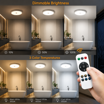 Motion-Sensing LED Ceiling Light