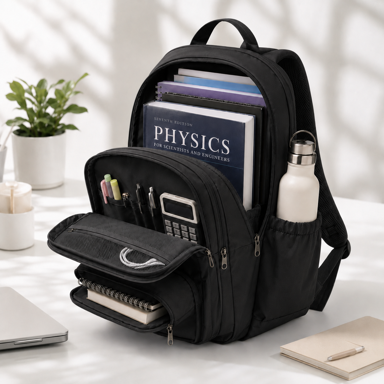 Multi-Pocket Backpack