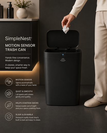Motion Sensor Trash Can